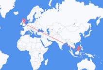 Flyrejser fra Tawau, Malaysia til Leeds, England