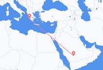 Fly fra Wadi ad-Dawasir til Zakynthos Island