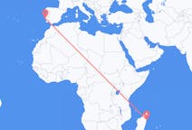 Flyg från Île Sainte-Marie, Madagaskar till Lissabon, Portugal