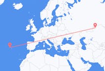Flights from Kostanay, Kazakhstan to Terceira Island, Portugal