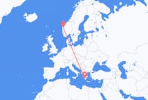 Flights from Kalamata, Greece to Førde, Norway