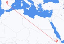 Flyreiser fra Dessie, Etiopia til Madrid, Spania