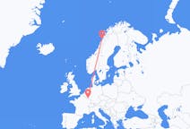 Flyrejser fra Bodø til Luxembourg