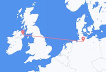 Flyreiser fra Hamburg, Tyskland til Belfast, Nord-Irland