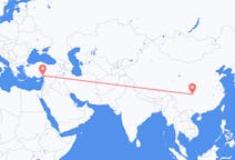 Flyrejser fra Chongqing, Kina til Adana, Tyrkiet