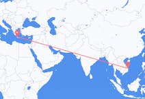 Flyreiser fra Quy Nhon, Vietnam til Khania, Hellas