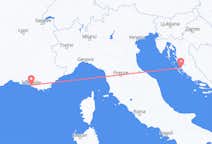 Loty z Zadar, Chorwacja z Marsylia, Francja