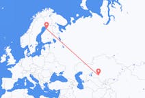 Flyrejser fra Kyzylorda, Kasakhstan til Oulu, Finland