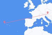 Flights from Corvo Island, Portugal to Graz, Austria