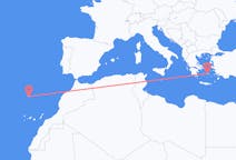 Flyg från Funchal, Portugal till Naxos, Grekland