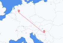 Flyg från Osijek, Kroatien till Dortmund, Tyskland