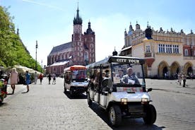 Cracovie: visite guidée privée de la ville en voiture électrique
