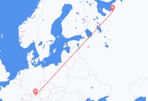 Fly fra Arkhangelsk til Innsbruck