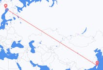 Flyrejser fra Taipei, Taiwan til Lulea, Sverige