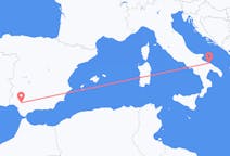 Flights from Seville to Bari