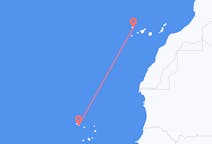 Flyg från São Vicente, Kap Verde till La Palma, Spanien