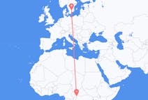เที่ยวบิน จาก บังกี, สาธารณรัฐแอฟริกากลาง ไปยัง แวกเควอ, สวีเดน