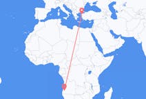 Flyreiser fra Lubango, Angola til Edremit, Tyrkia