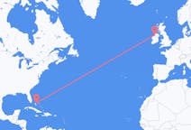 Vols de Nassau, les Bahamas vers Kincasslagh, Irlande