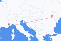 Flights from Nice in France to Bacău in Romania