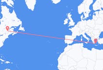 Flyreiser fra Québec, Canada til Milos, Hellas