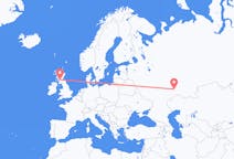 Flyreiser fra Samara, Russland til Glasgow, Skottland
