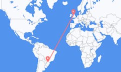Flyreiser fra Guarapuava, Brasil til Manchester, England