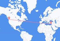 Flyreiser fra Seattle, til Larnaka