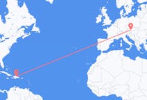 Flyreiser fra Santiago de los Caballeros, til Vienna