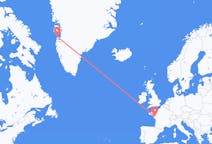 Flyg från Nantes, Frankrike till Aasiaat, Grönland
