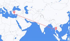 Flights from Hua Hin District, Thailand to Antalya, Turkey