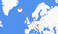 เที่ยวบิน จาก Akureyri, ไอซ์แลนด์ ถึงเฮวิซ, ฮังการี
