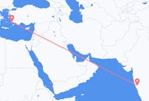 Flights from Belgaum, India to Bodrum, Turkey
