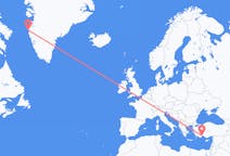 Flyg från Antalya, Turkiet till Sisimiut, Grönland
