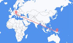 파푸아 뉴기니 와펜나만다 지구에서 출발해 이탈리아 트리에스테로(으)로 가는 항공편