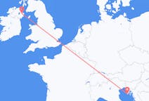 Flights from Pula to Belfast