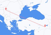 Vluchten van Siirt naar Belgrado