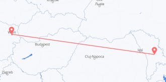 Flyreiser fra Moldova til Østerrike