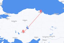 Flights from Konya, Turkey to Samsun, Turkey