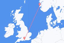 Flights from Southampton, the United Kingdom to Haugesund, Norway