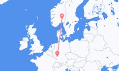Flyrejser fra Mannheim, Tyskland til Oslo, Norge