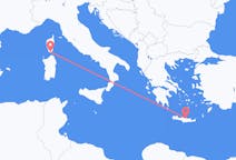 Flights from Figari in France to Heraklion in Greece