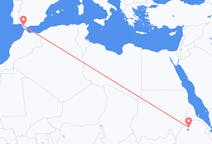 Flyreiser fra Gonder, Etiopia til Jerez, Spania