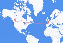 Flights from Kelowna, Canada to Bilbao, Spain