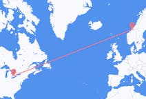 Flights from London, Canada to Ørland, Norway