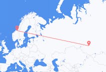 Flyg från Kemerovo till Trondheim