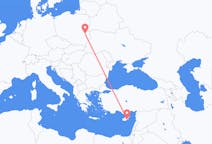 Flights from Larnaca in Cyprus to Lublin in Poland