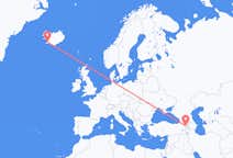 Loty z Erywań, Armenia do Reykjaviku, Islandia