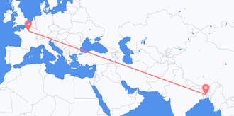 Flights from Bangladesh to France