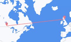 Flyrejser fra Winnipeg til Dundee